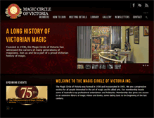 Tablet Screenshot of magiccircle.org.au